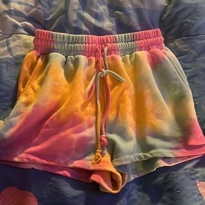 Fashion Nova shorts tie-dye